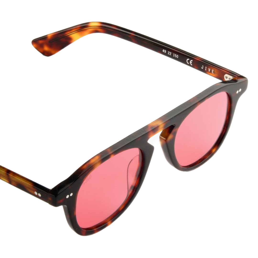 Jive / Tortoise Acetate & Rose Lens