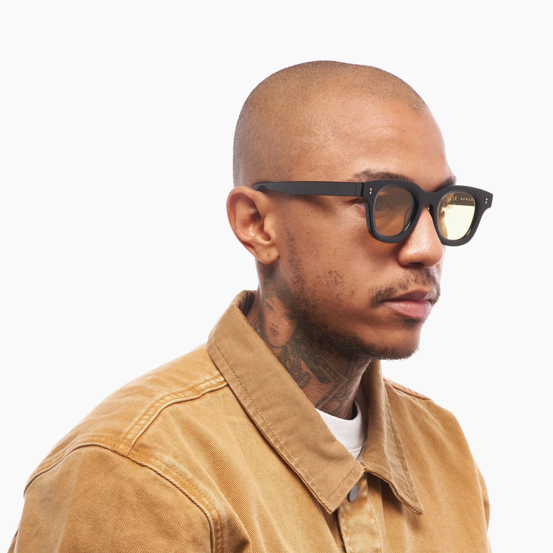 Apollo / Black Acetate & Yellow Lens - Shade Files
