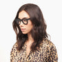 Apollo Optical / Black Acetate & Blue - Light Lens - Shade Files