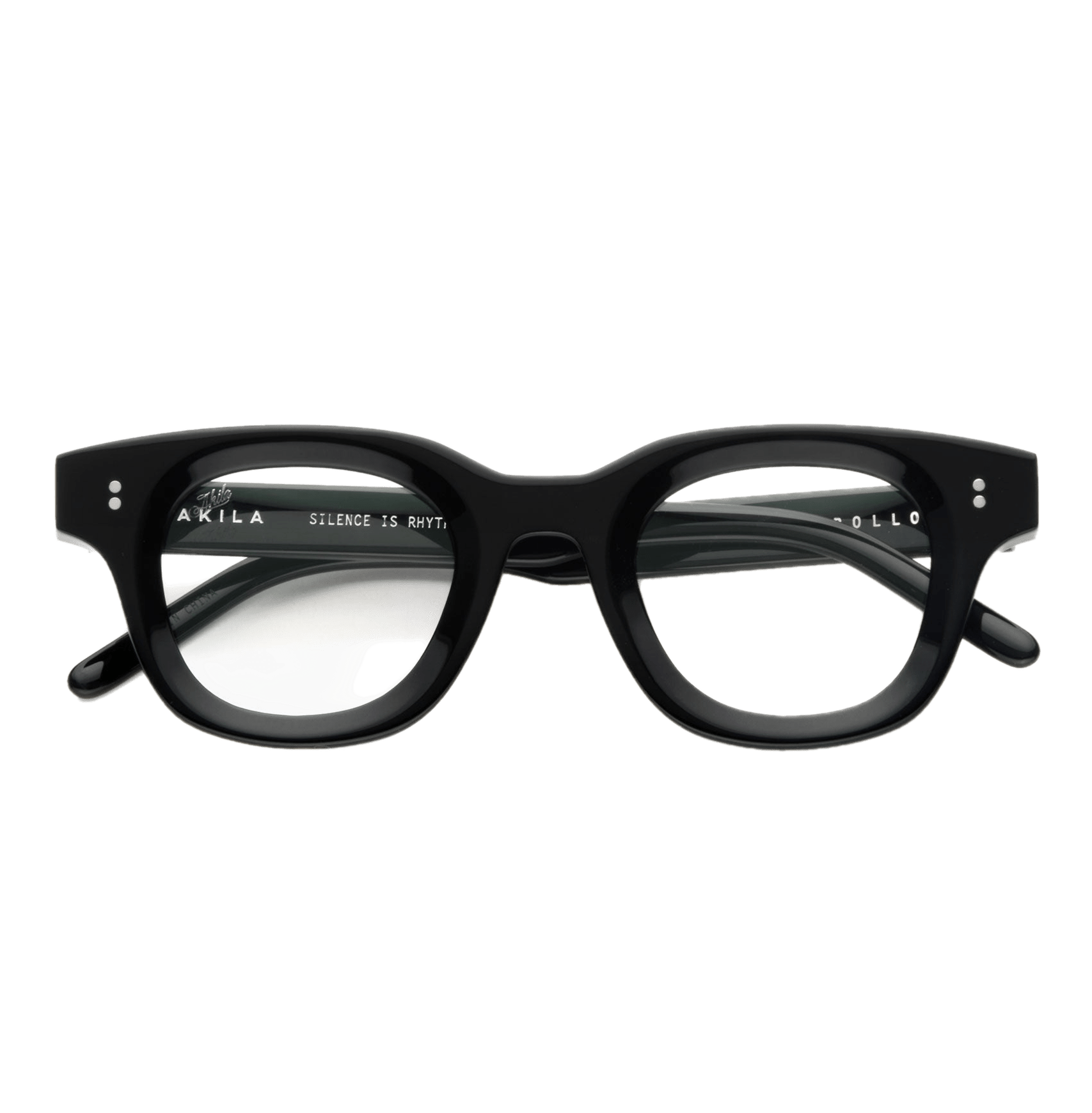 Apollo Optical / Black Acetate & Blue - Light Lens - Shade Files