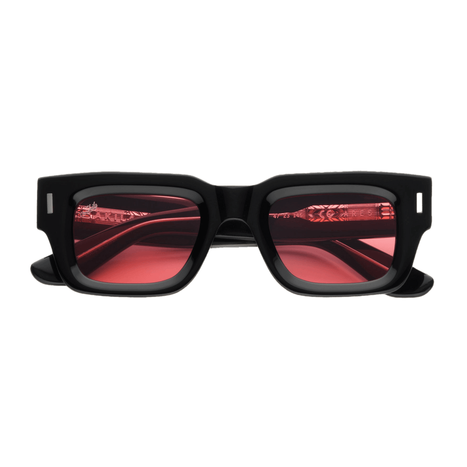 Ares / Black Acetate & Rose Lens Ares / Black Acetate & Rose Lens