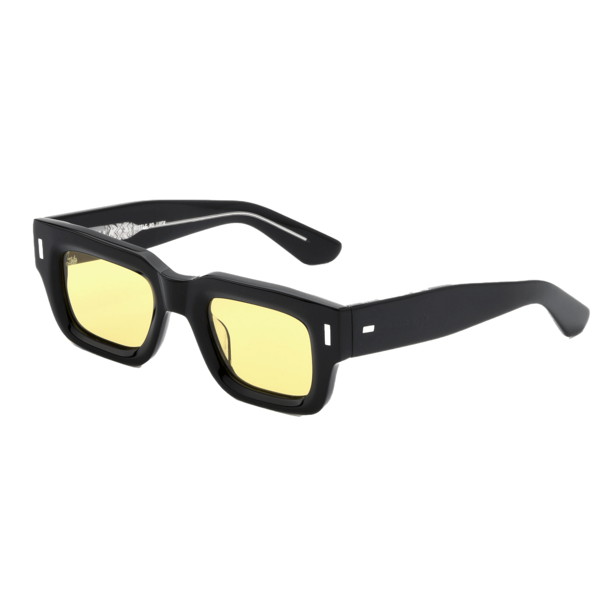 Ares / Black Acetate & Yellow Lens - Shade Files