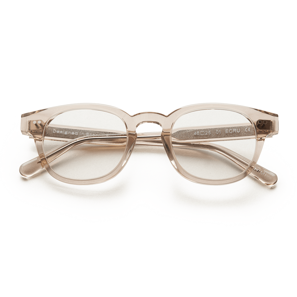 01 Core Optical / Ecru & Clear Lens 01 Core Optical / Ecru & Clear Lens