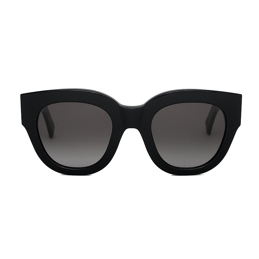 Cleo / Black Acetate & Grey Gradient Lens - Shade Files