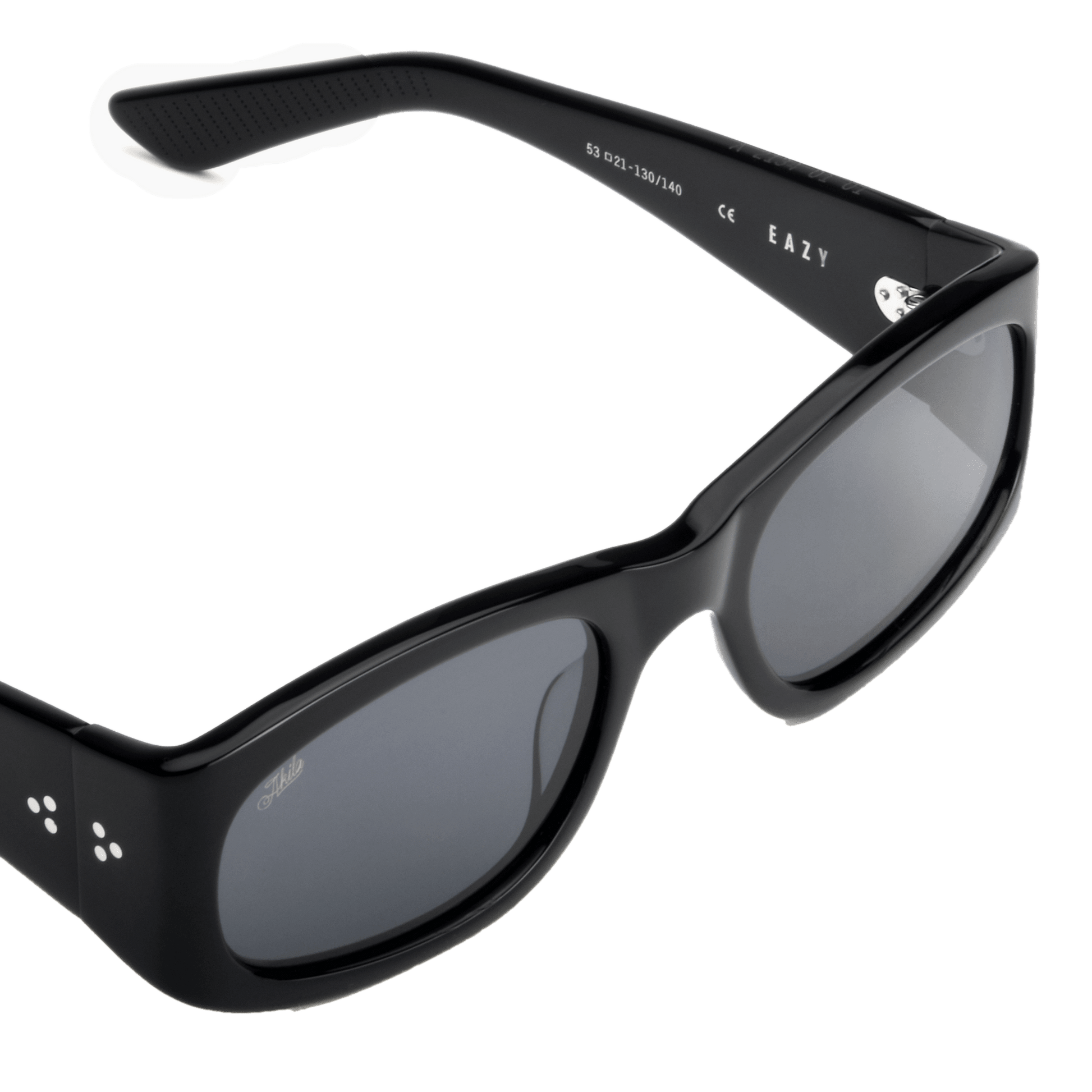 Eazy / Black Acetate & Black Lens - Shade Files