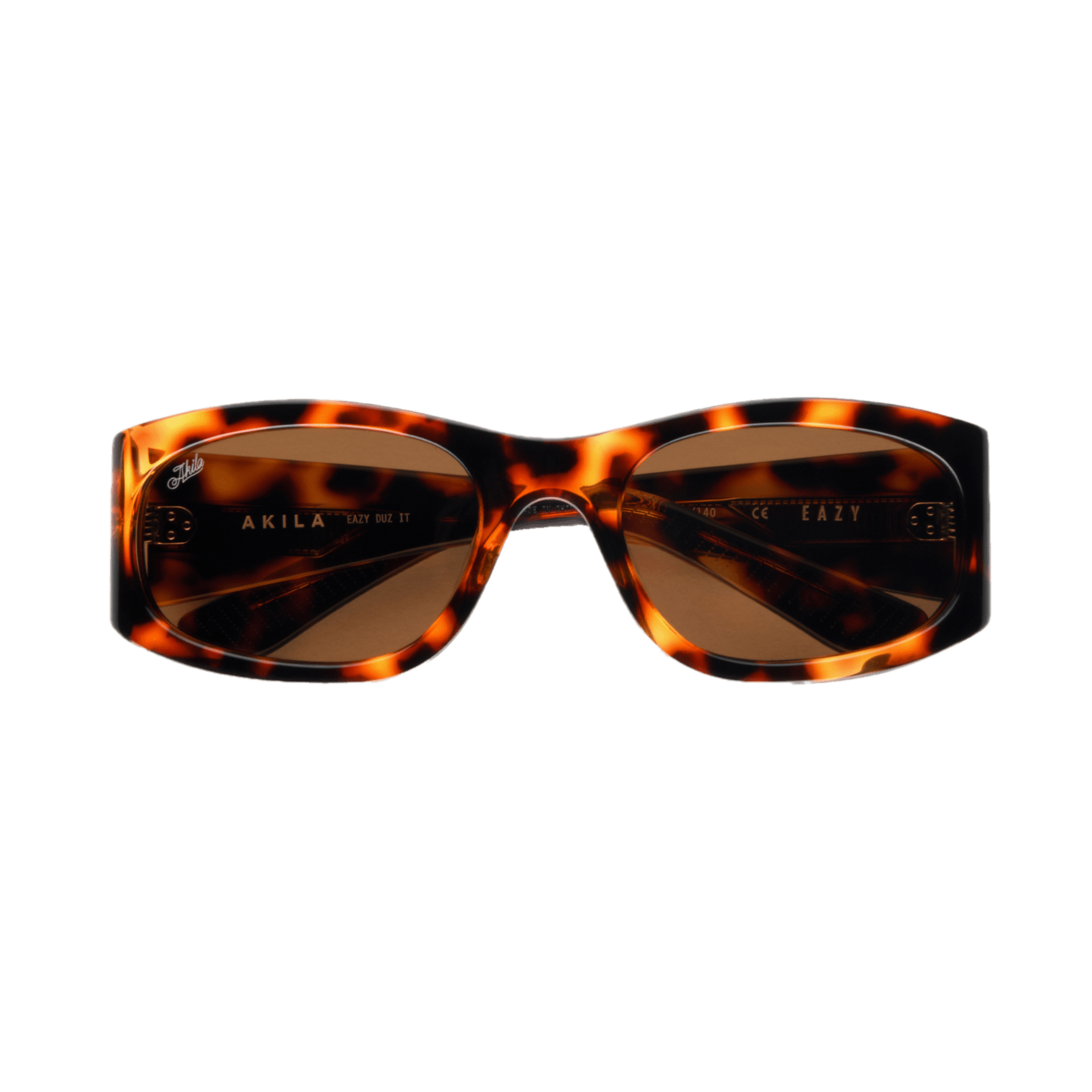Eazy / Red Havana Acetate & Brown Lens - Shade Files