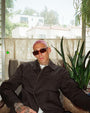 Eazy / Red Havana Acetate & Brown Lens - Shade Files