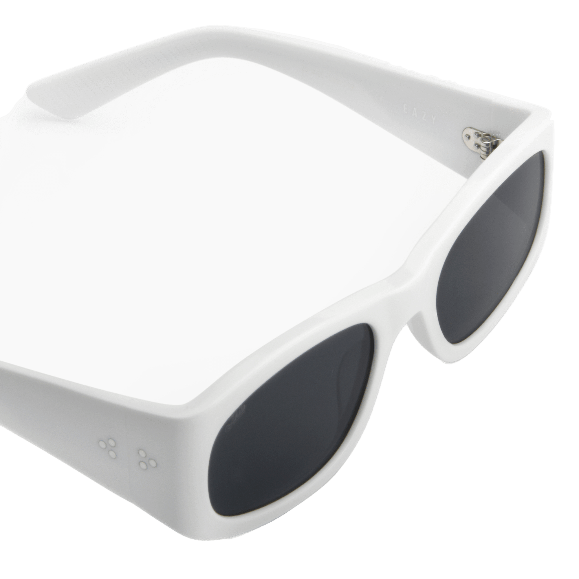 Eazy / White Acetate & Black Lens - Shade Files