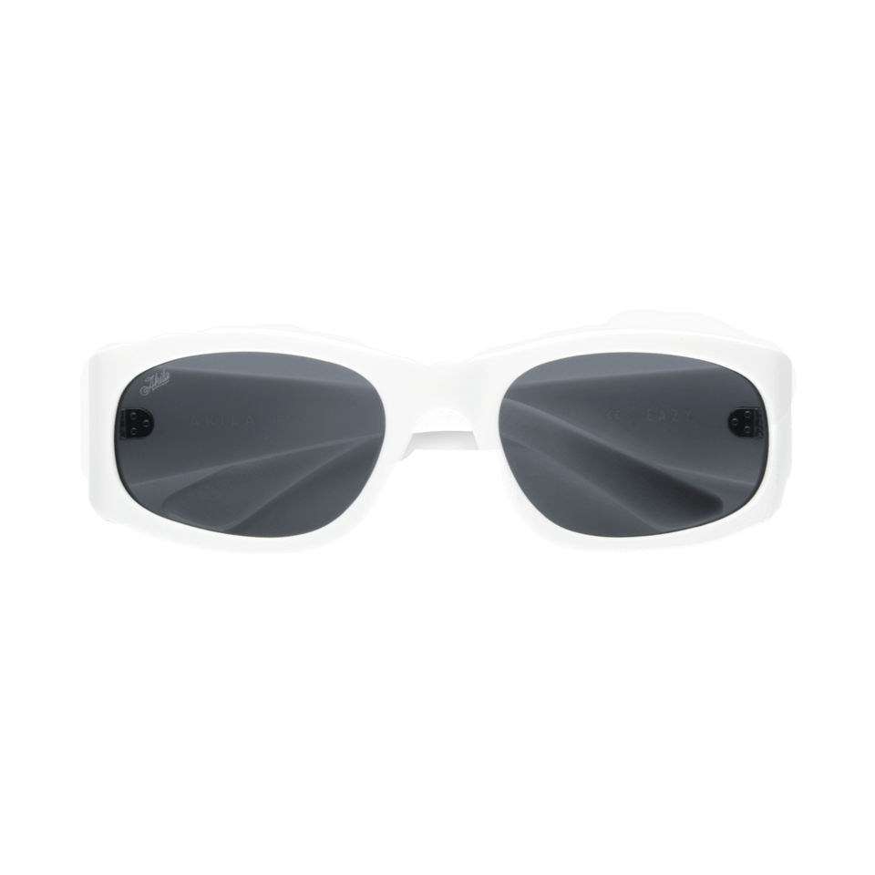 Eazy / White Acetate & Black Lens Eazy / White Acetate & Black Lens
