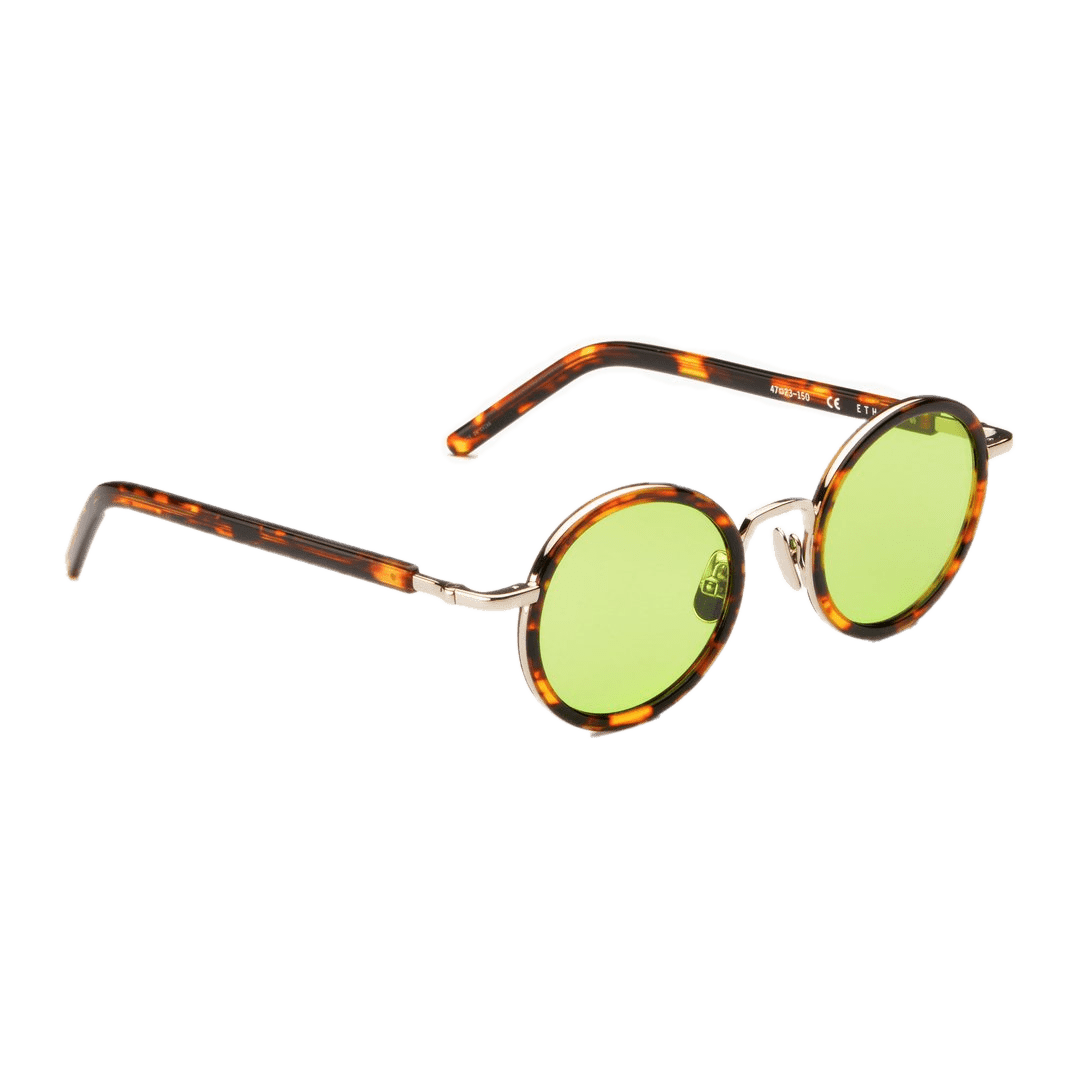 Ethos / Tortoise Acetate & Apple Green Lens - Shade Files
