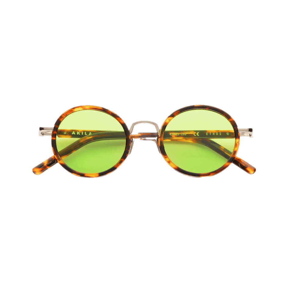 Ethos / Tortoise Acetate & Apple Green Lens Ethos / Tortoise Acetate & Apple Green Lens