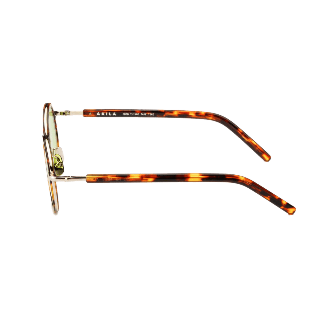 Ethos / Tortoise Acetate & Apple Green Lens - Shade Files
