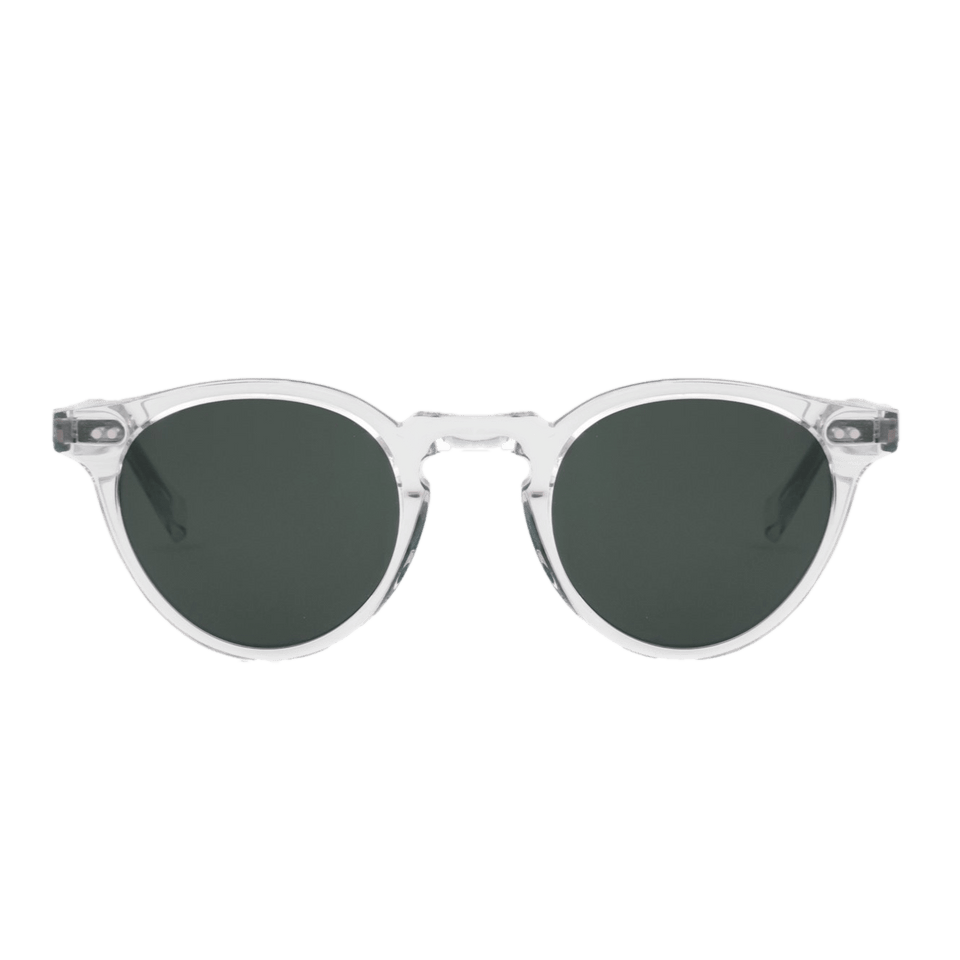 Forest / Crystal Acetate & Green Solid Lens Forest / Crystal Acetate & Green Solid Lens
