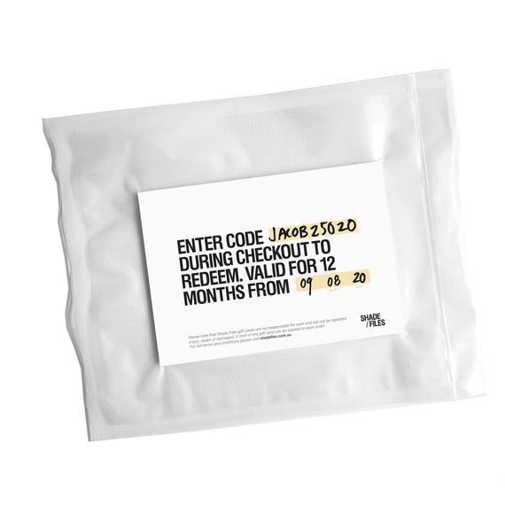 Gift Card / $400 - Shade Files