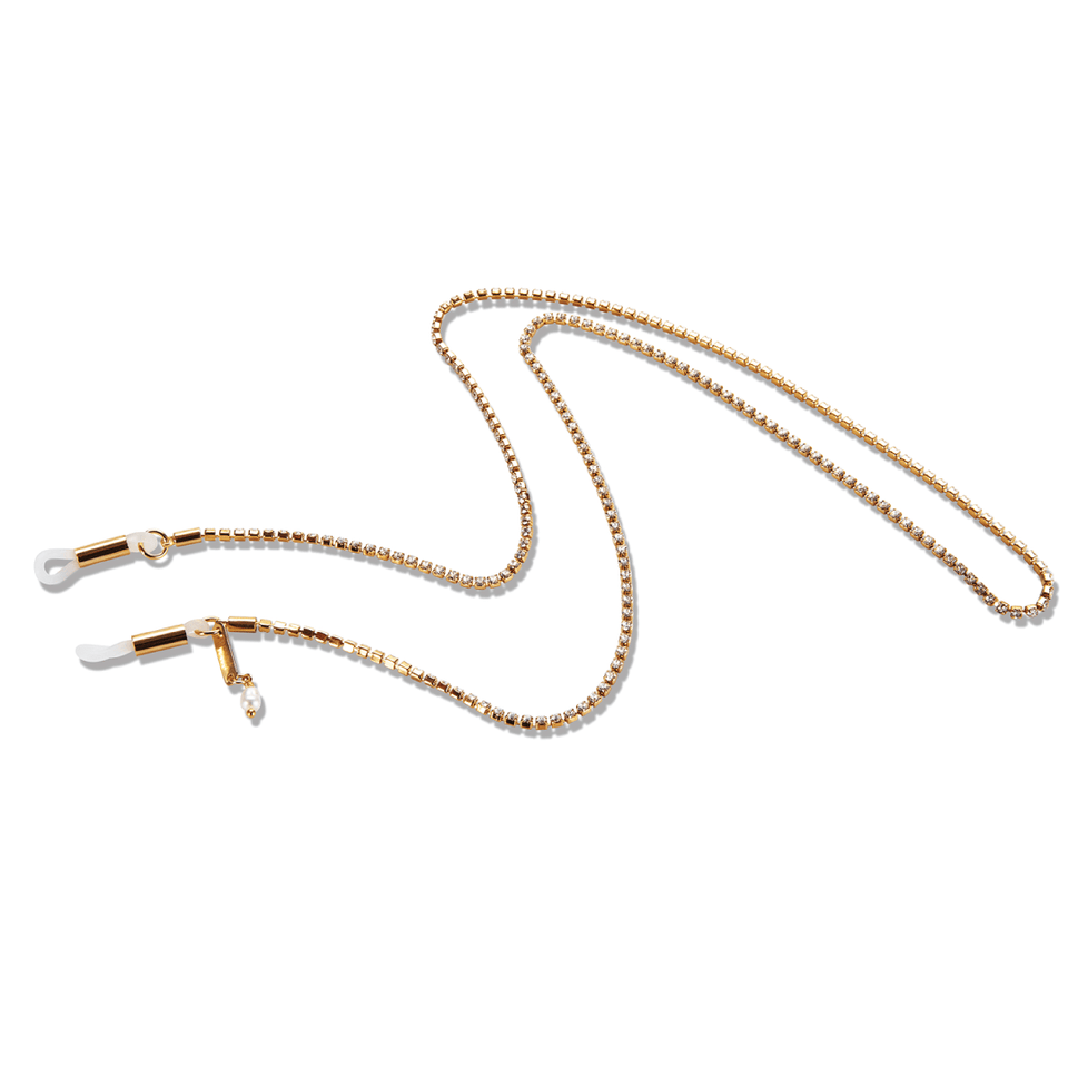 Gold Lanyard / Swarovski Crystal Gold Lanyard / Swarovski Crystal