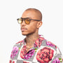 Jive / Grey Moiré Acetate & Yellow Lens - Shade Files