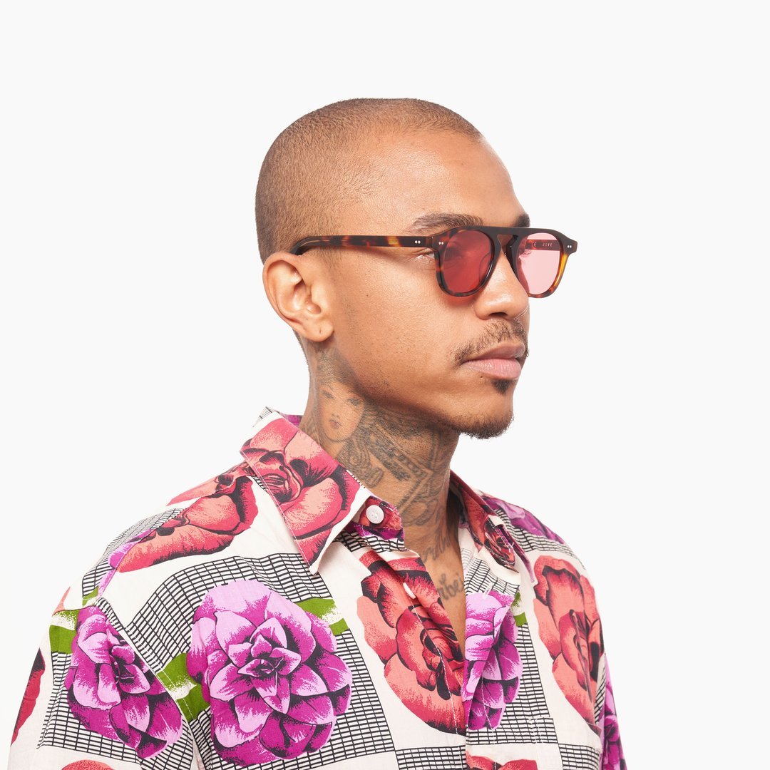 Jive / Tortoise Acetate & Rose Lens - Shade Files