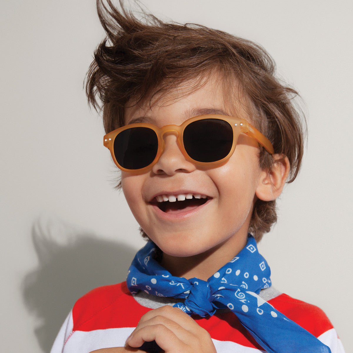 Junior Kids Sunglasses / 3 - 10 Years / Style C / Light Pink - Shade Files