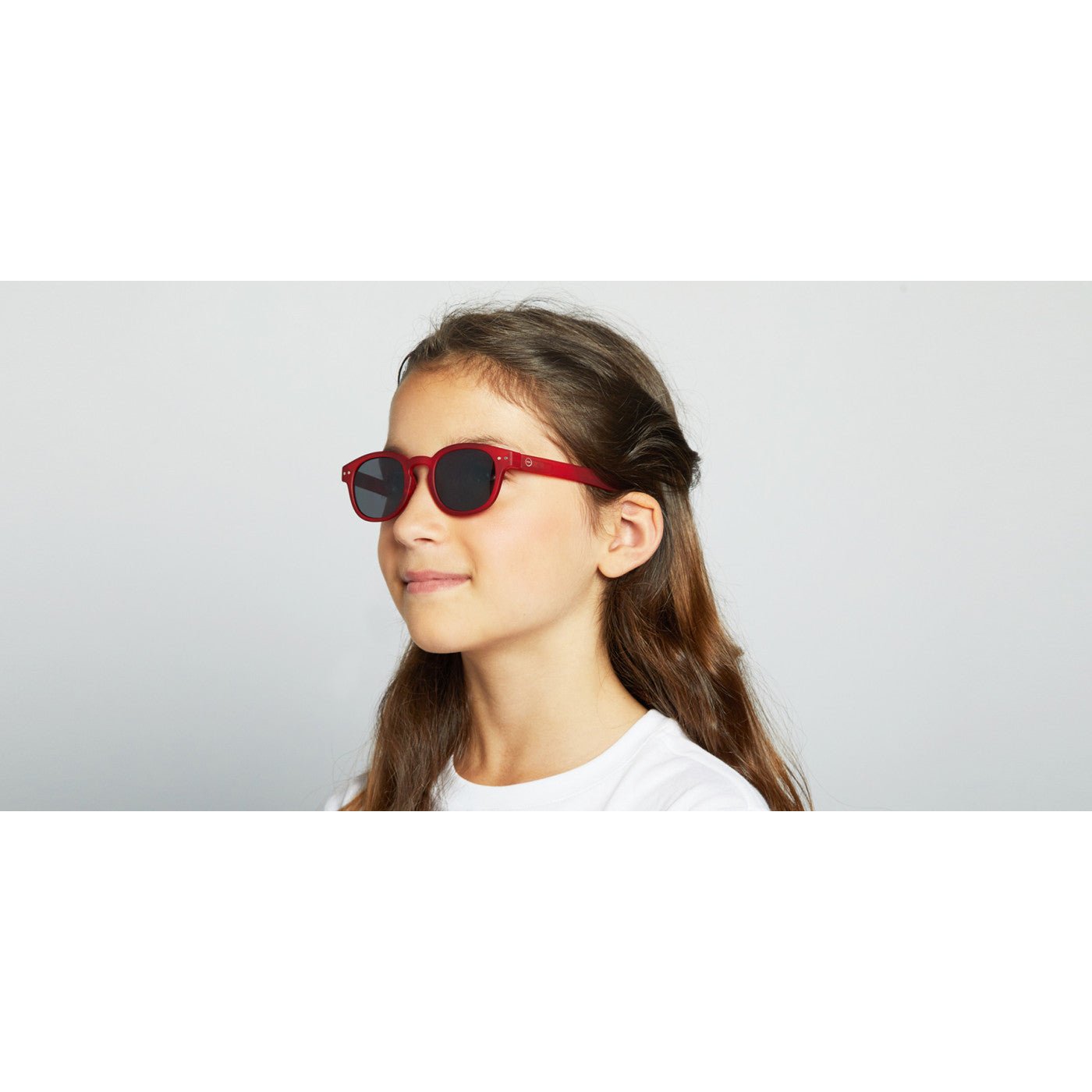 Junior Kids Sunglasses / 3 - 10 Years / Style C / Red - Shade Files