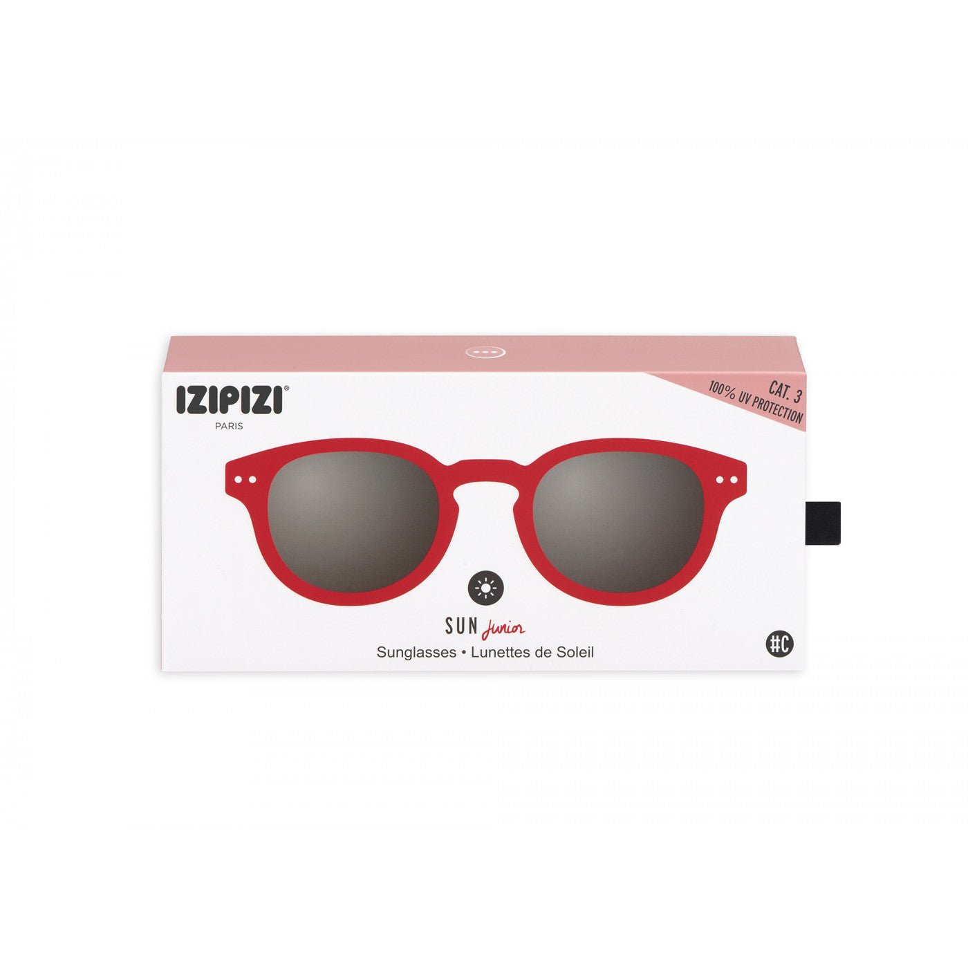 Junior Kids Sunglasses / 3 - 10 Years / Style C / Red - Shade Files