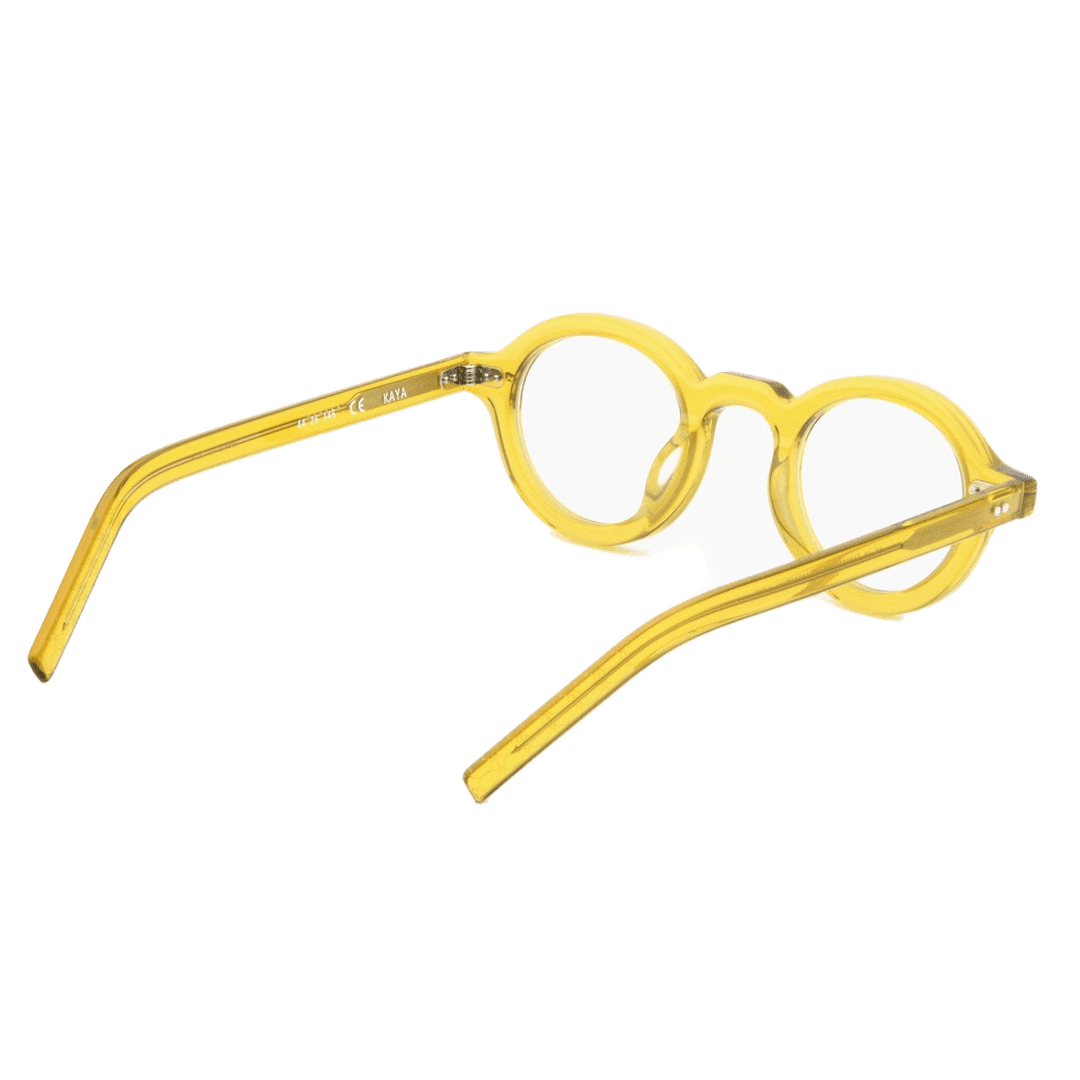 Kaya Optical / Yellow Acetate & Blue - Light Lens - Shade Files