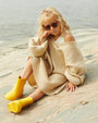 Kids 004 Midi / Dark Lens / Peach / 3 - 5 Years - Shade Files