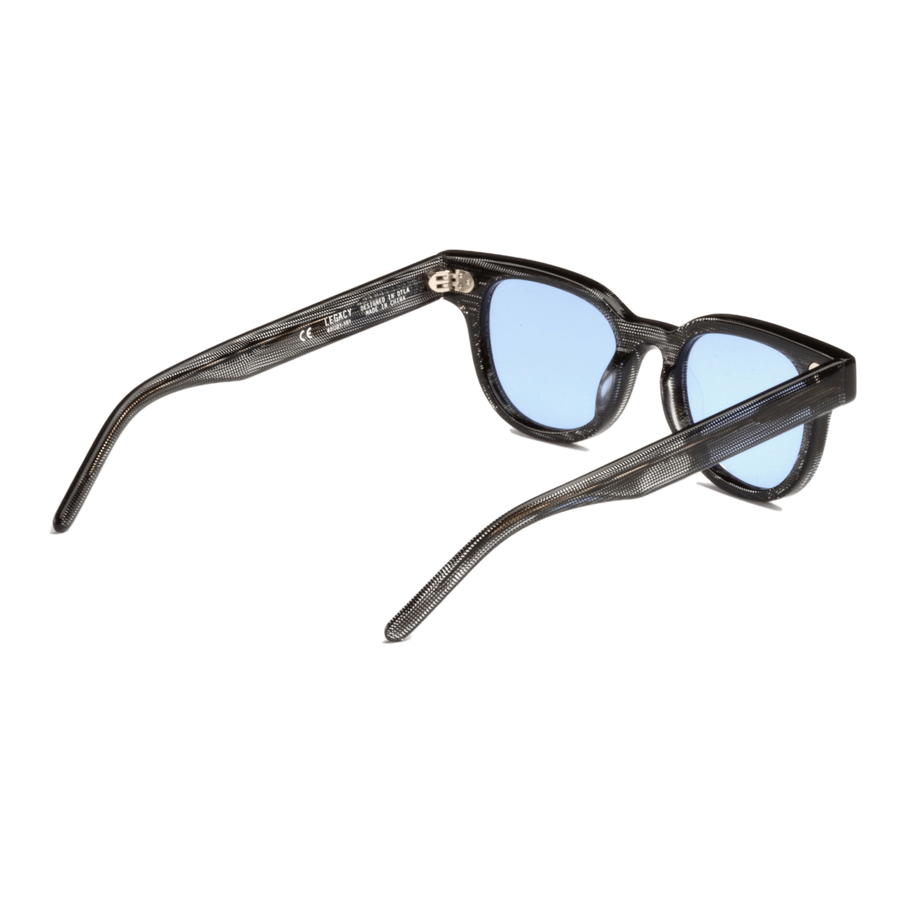 Legacy / Raw Moiré Acetate & Sky Blue Lens - Shade Files