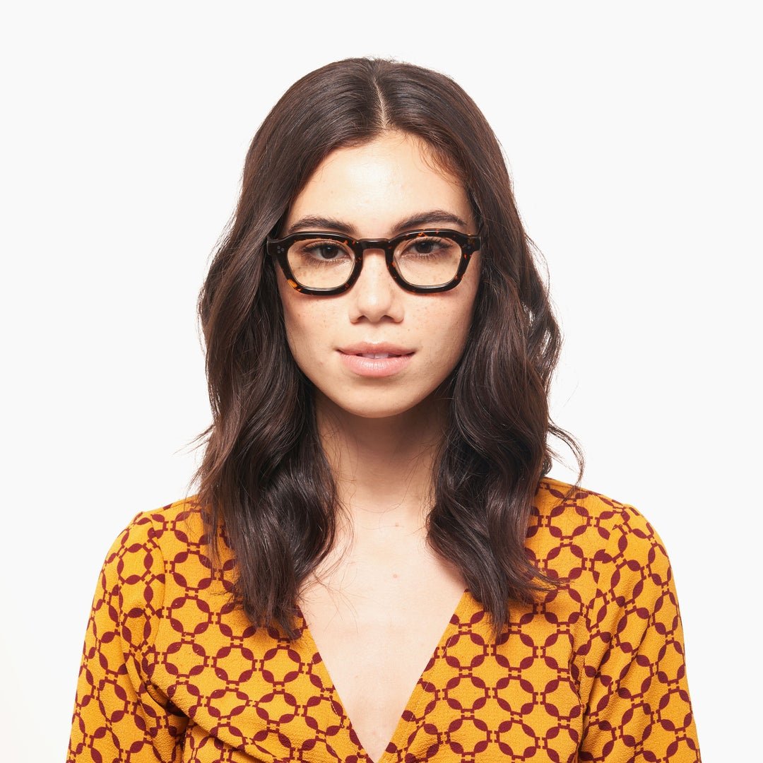 Logos Optical / Tortoise Acetate & Blue - Light Lens - Shade Files