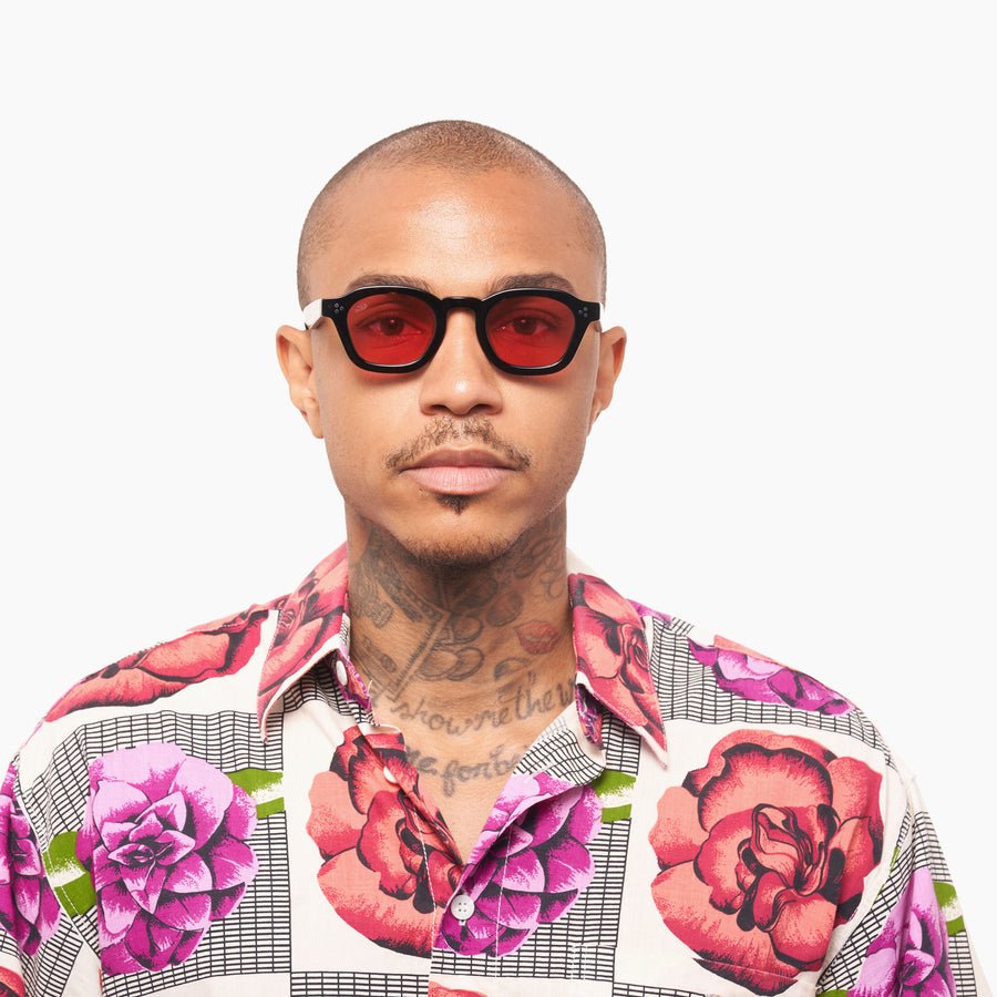 Logos / Tortoise Acetate & Rose Lens - Shade Files
