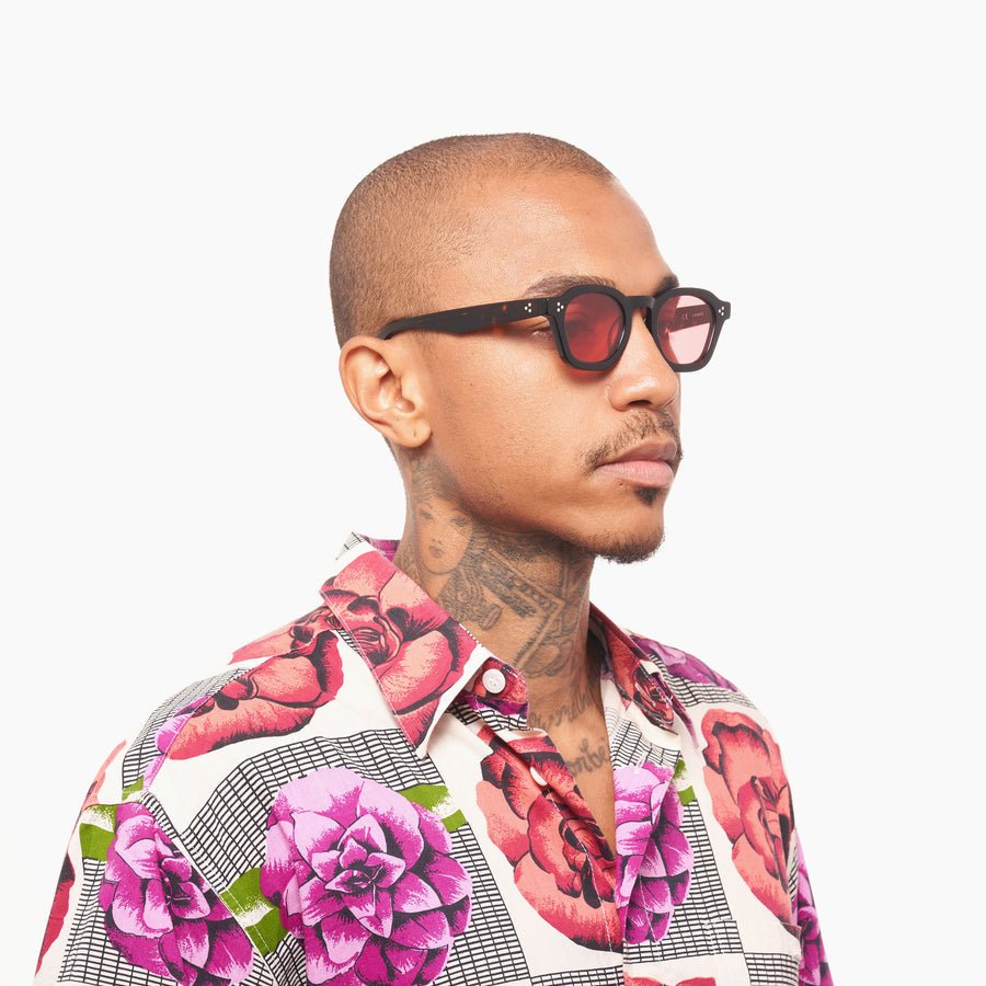 Logos / Tortoise Acetate & Rose Lens - Shade Files