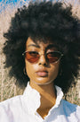 Luna / Silver Metal & Rose Lens - Shade Files