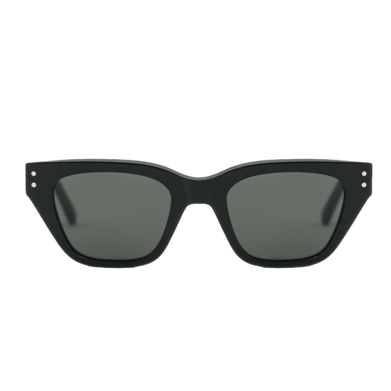 Memphis / Black Acetate & Green Solid Lens - Shade Files
