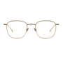 Oscar Slim Optical / White Gold Metal & Blue - Light Lens - Shade Files