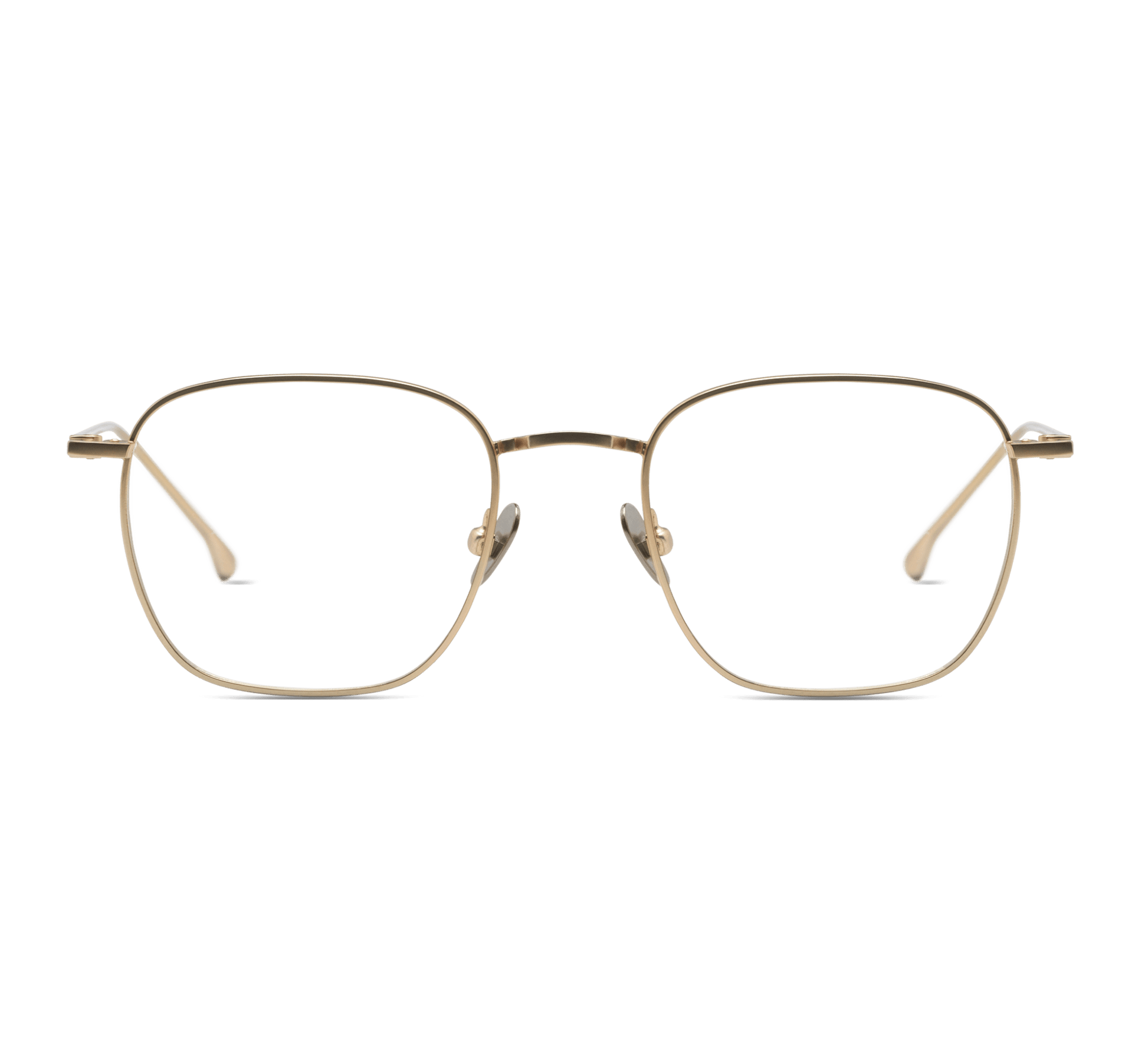 Oscar Slim Optical / White Gold Metal & Blue - Light Lens - Shade Files
