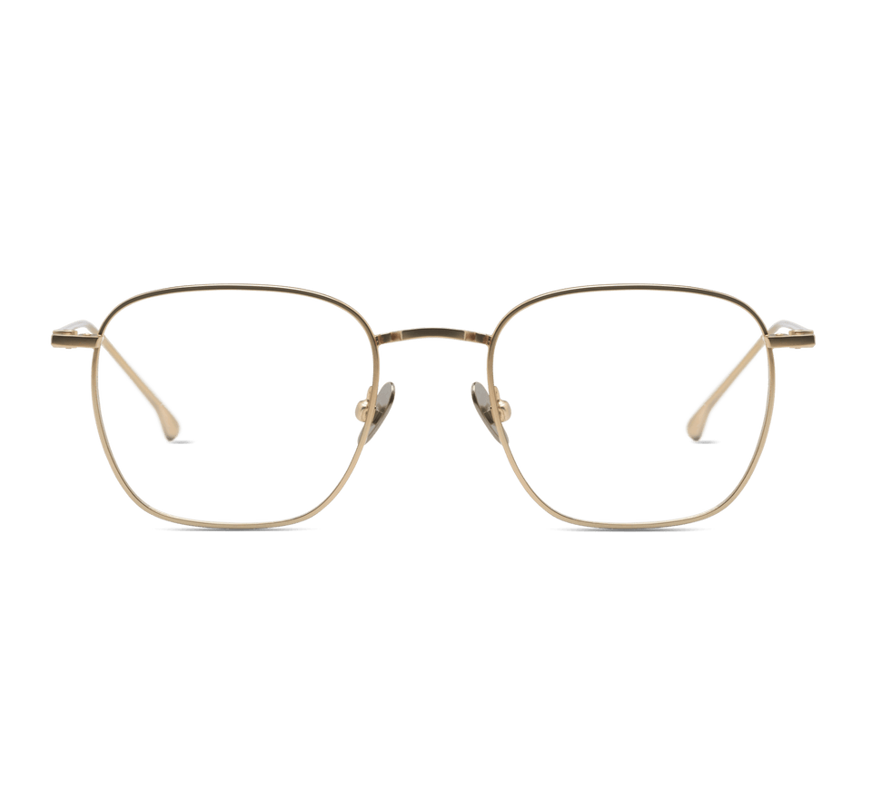 Oscar Slim Optical / White Gold Metal & Blue-Light Lens Oscar Slim Optical / White Gold Metal & Blue-Light Lens