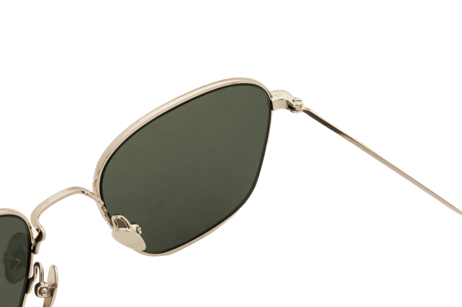 Otis / Gold Metal & Green Solid Lens - Shade Files