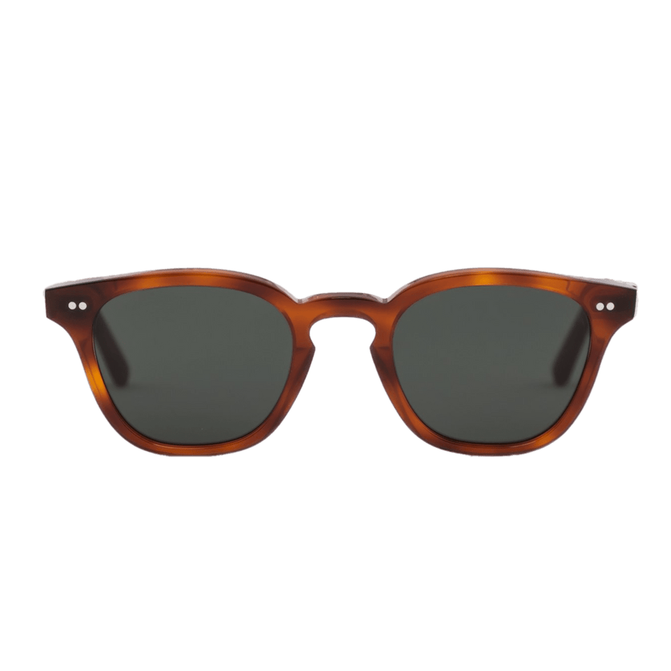River / Amber Acetate & Green Solid Lens River / Amber Acetate & Green Solid Lens