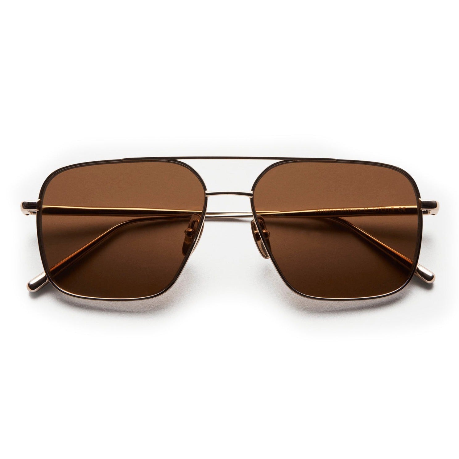 Steel Limited Aviator / Gold & Brown Lens - Shade Files