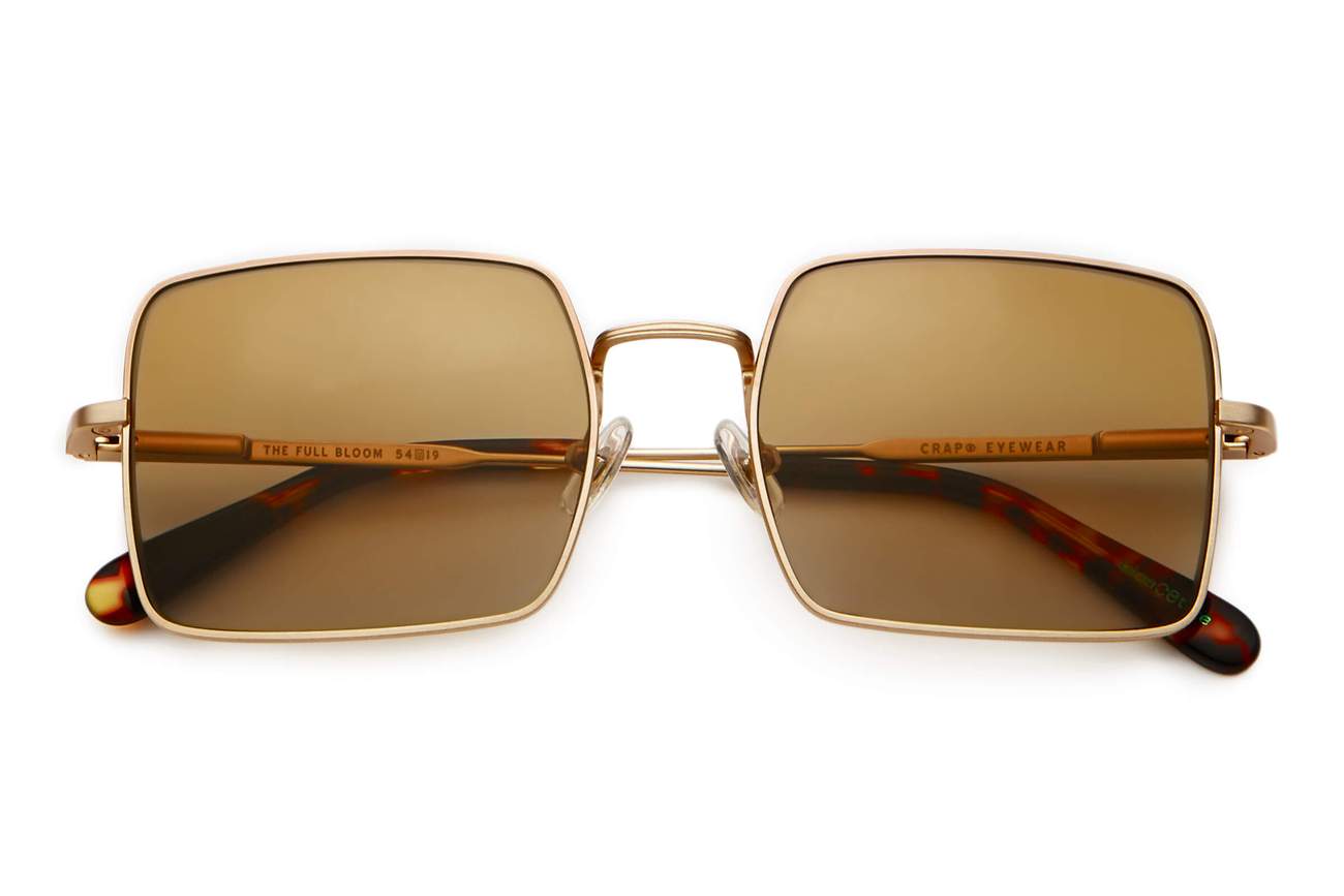 The Full Bloom / Brushed Gold Tortoise Bio & Vintage Mustard Lens - Shade Files