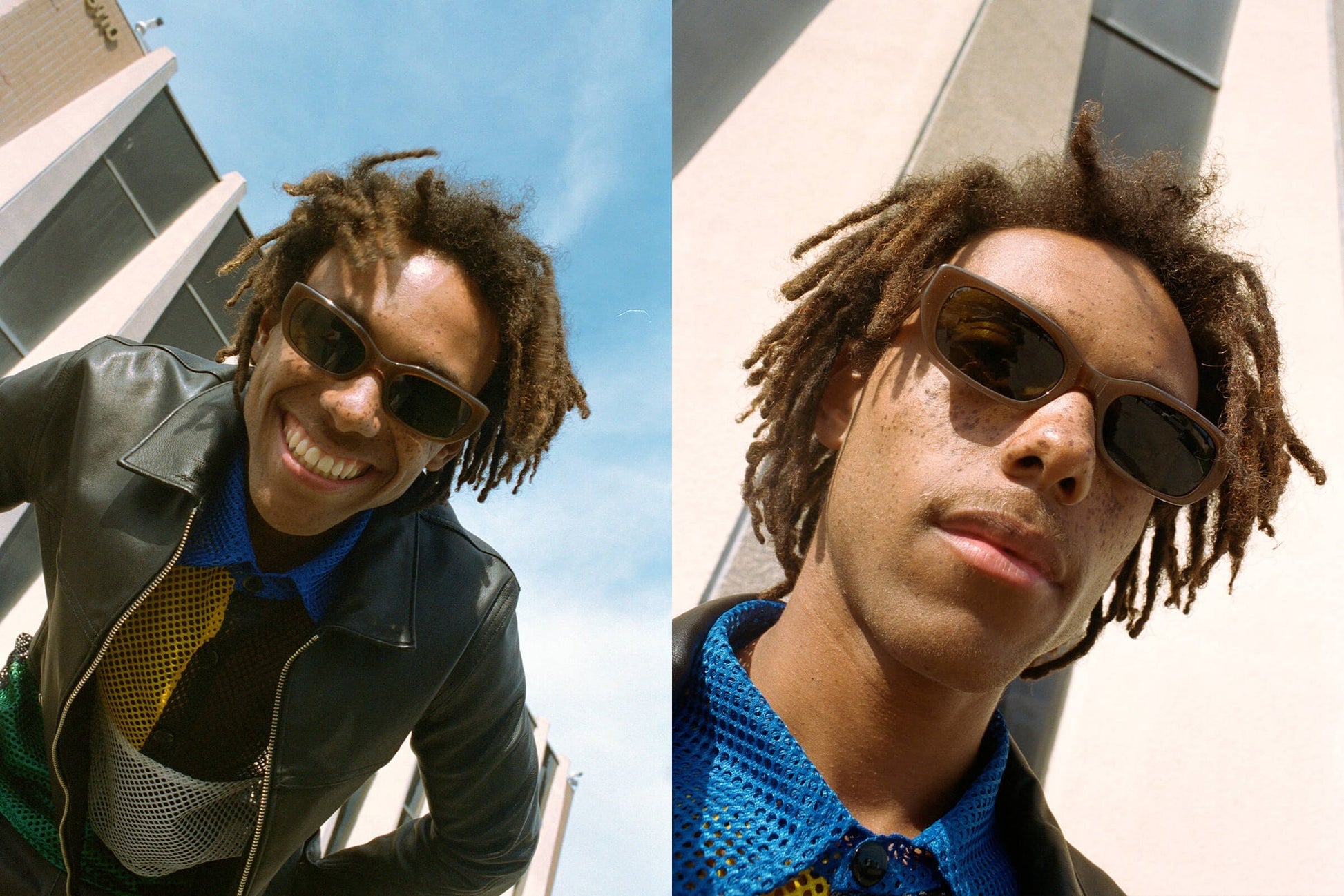 The Gothic Breeze / Recycled Brown Glitter & Bronze Lens - Shade Files