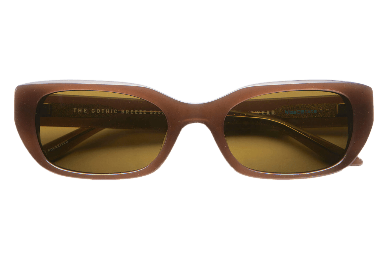 The Gothic Breeze / Recycled Brown Glitter & Bronze Lens - Shade Files