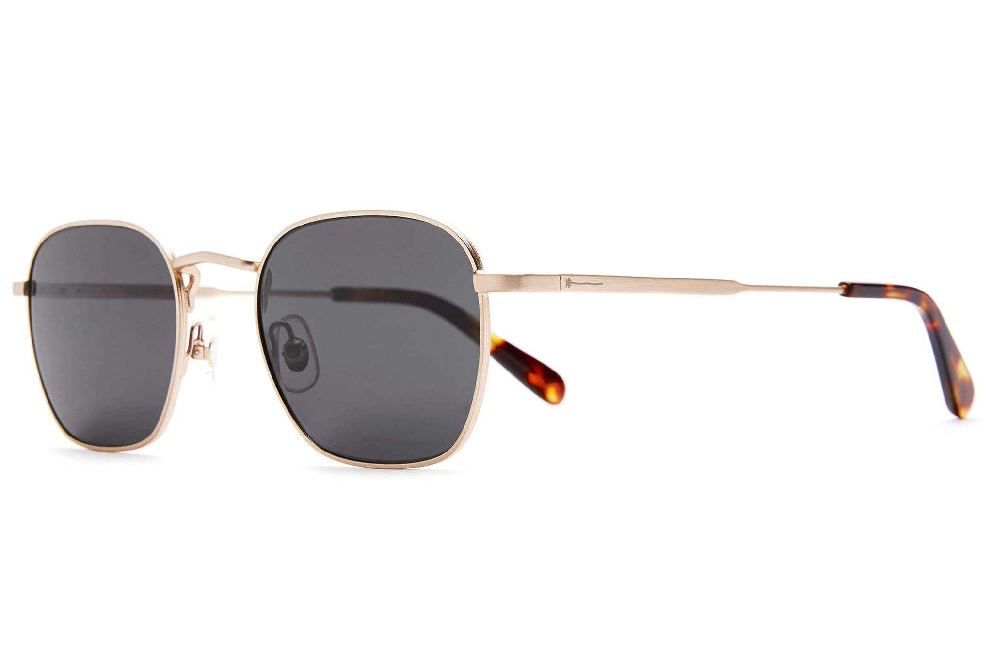 The Groove Pilot / Brushed Gold & Tortoise Bio & Polarised Grey Lens - Shade Files