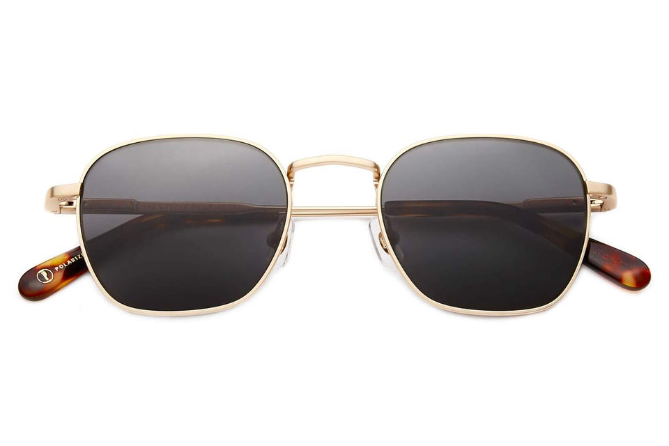 The Groove Pilot / Brushed Gold & Tortoise Bio & Polarised Grey Lens The Groove Pilot / Brushed Gold & Tortoise Bio & Polarised Grey Lens