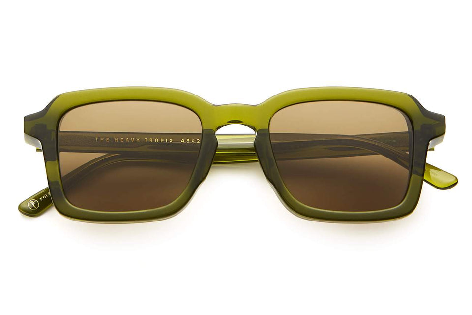 The Heavy Tropix / Crystal Olive Bio & Polarised Bronze Lens The Heavy Tropix / Crystal Olive Bio & Polarised Bronze Lens