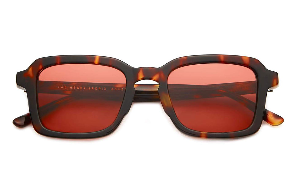 The Heavy Tropix / Dark Tortoise & Deep Rose Lens The Heavy Tropix / Dark Tortoise & Deep Rose Lens
