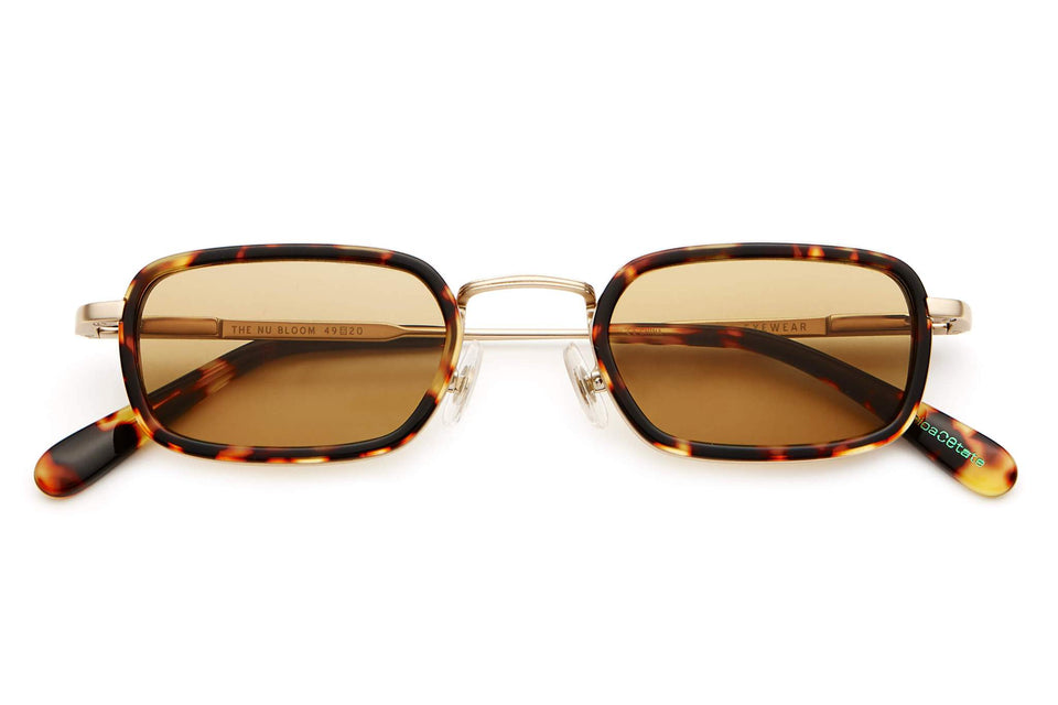 The Nu Bloom / Brushed Gold Tortoise Bio & Mustard Lens The Nu Bloom / Brushed Gold Tortoise Bio & Mustard Lens