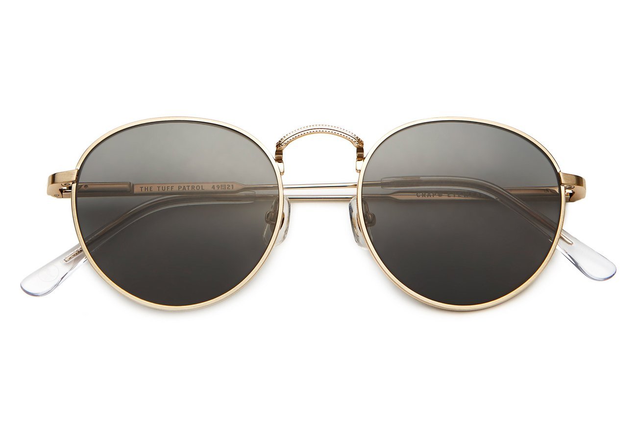 The Tuff Patrol / Brushed Gold & Polarised Grey Lens - Shade Files