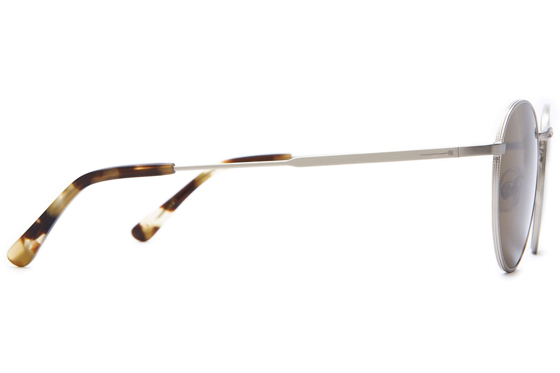 The Tuff Patrol / Matte Silver & Jaguar Tortoise Bio & Polarised Grapeseed Lens - Shade Files