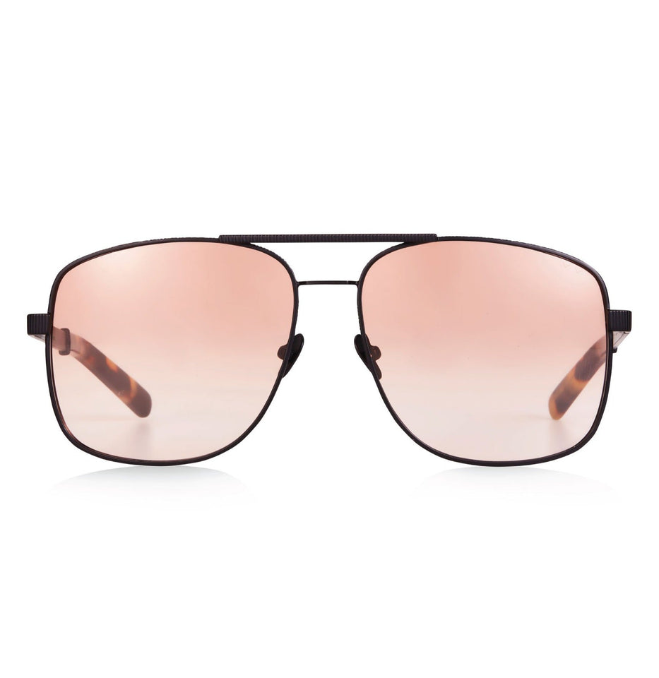 Uptown & Downtown / Matte Black & Gradient Rose Lens Uptown & Downtown / Matte Black & Gradient Rose Lens