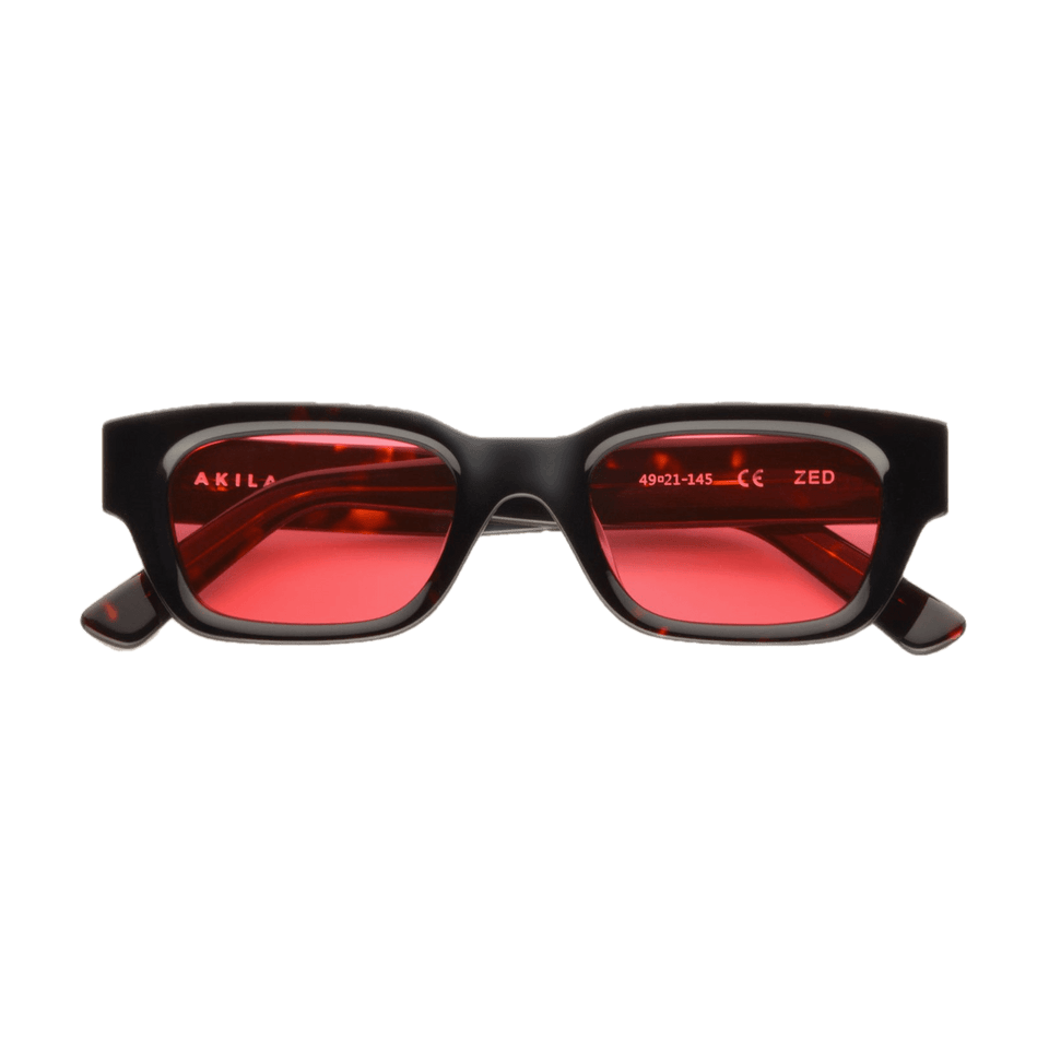 Zed / Tortoise Acetate & Rose Lens Zed / Tortoise Acetate & Rose Lens